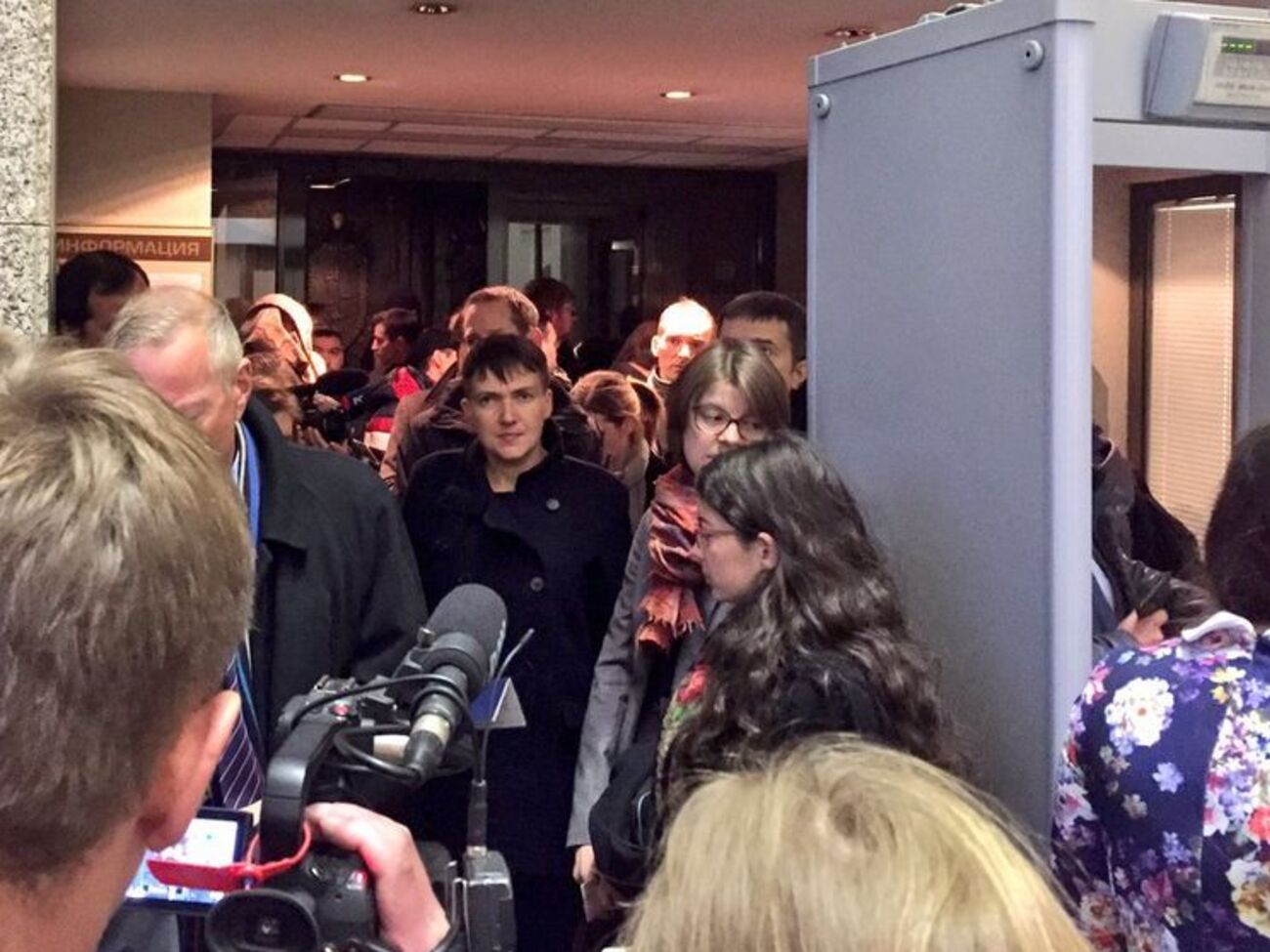 Савченко поехала в Москву на процесс по делу Карпюка&ndash;Клиха