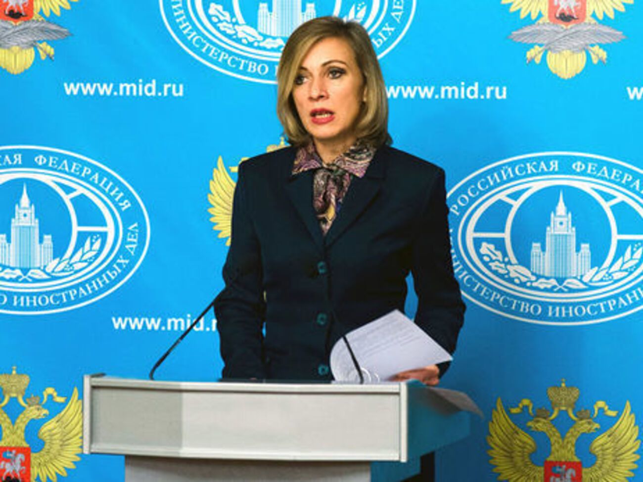 Захарова: Обвиняющие Россию публикации основаны на данных безымянных активистов и местных жителей