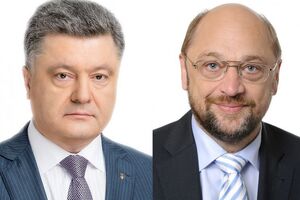 Порошенко провел переговоры с Шульцем