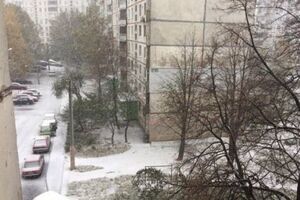 Первый снег в Харькове