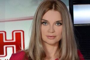 Таран начала вести выпуск новостей в одной туфле