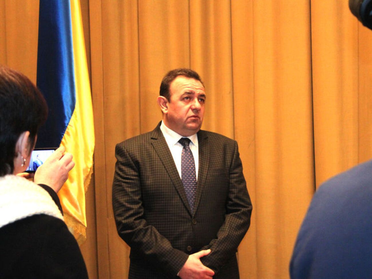 На Вдовенко составили административный протокол