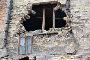 В Одессе обрушилась стена двухэтажного дома