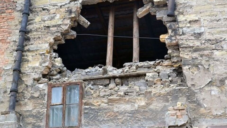В Одессе обрушилась стена двухэтажного дома