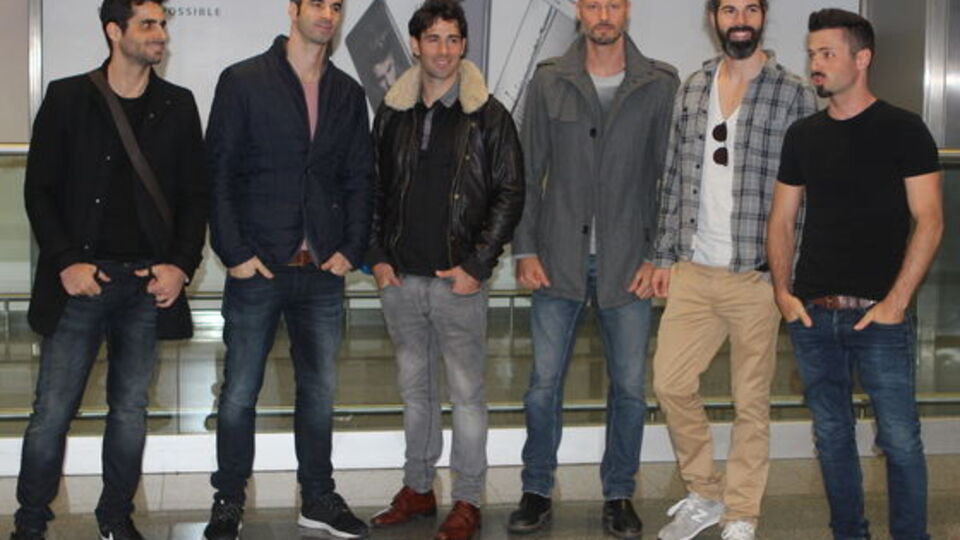 Los Vivancos в аэропорту "Борисполь"