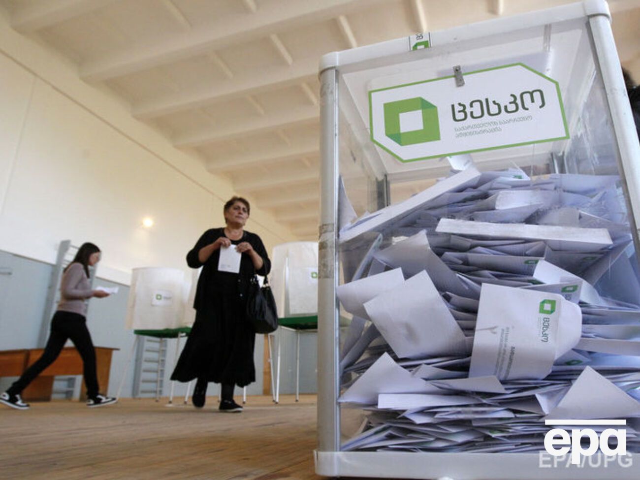 В Грузии наблюдается довольно высокая явка избирателей