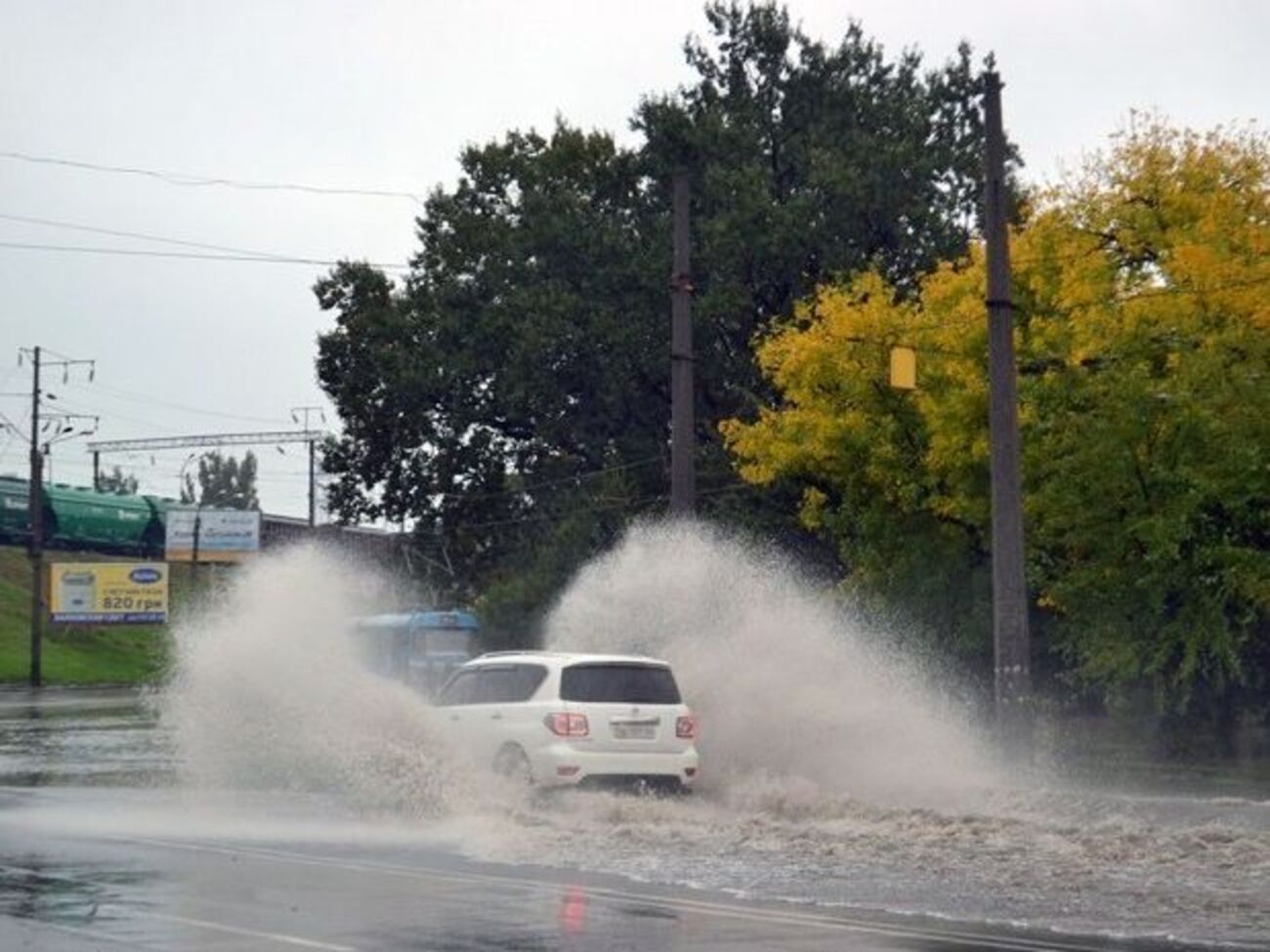 Ливень затопил Одессу
