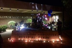 Полицейское управление Палм-Спринс после трагедии