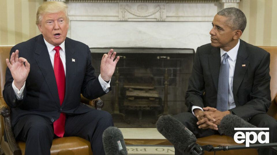 Трамп и Обама пожали друг другу руки после встречи в Овальном кабинете