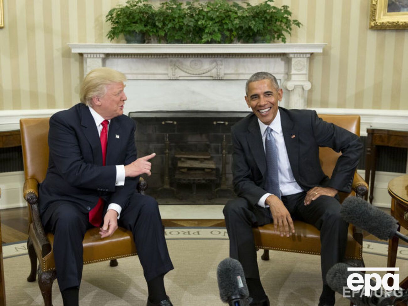 В Белом доме прошла первая встреча Обамы и Трампа