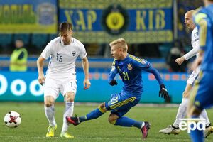 В игре 21-й номер украинцев Александр Зинченко