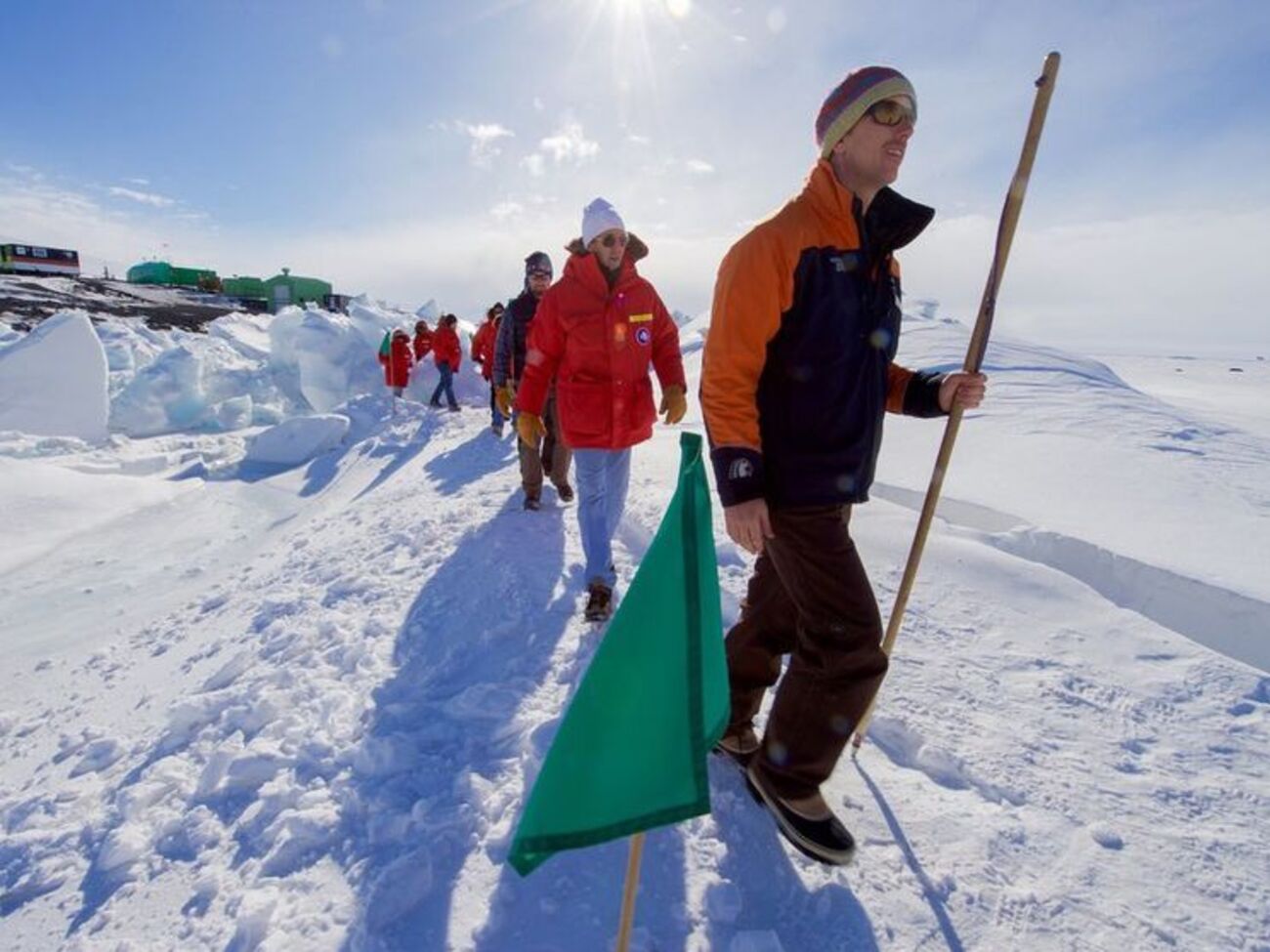 Керри два дня находился в Антарктике