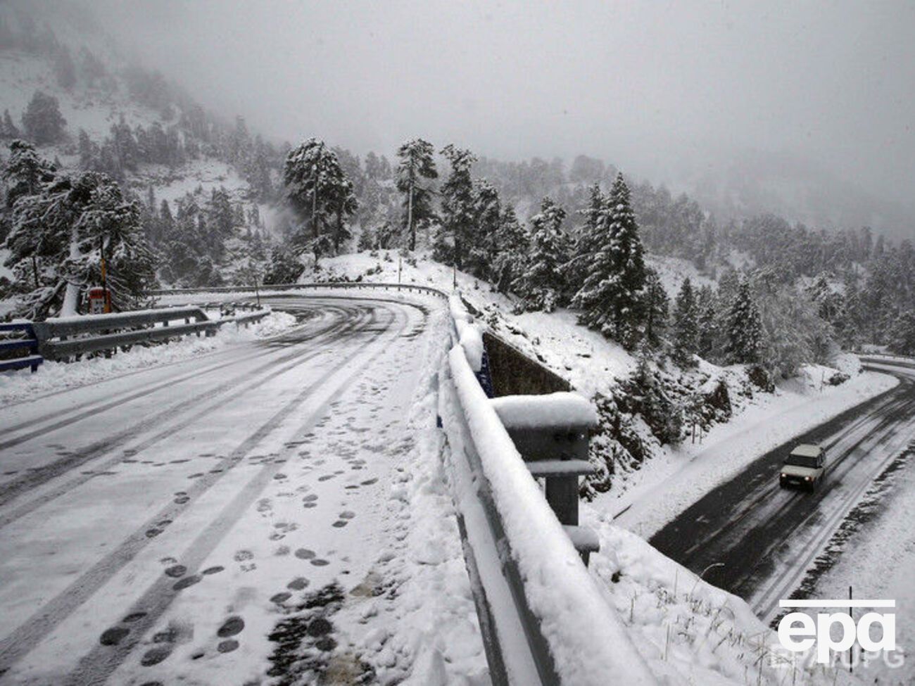 В Украине отмечены сильные снегопады