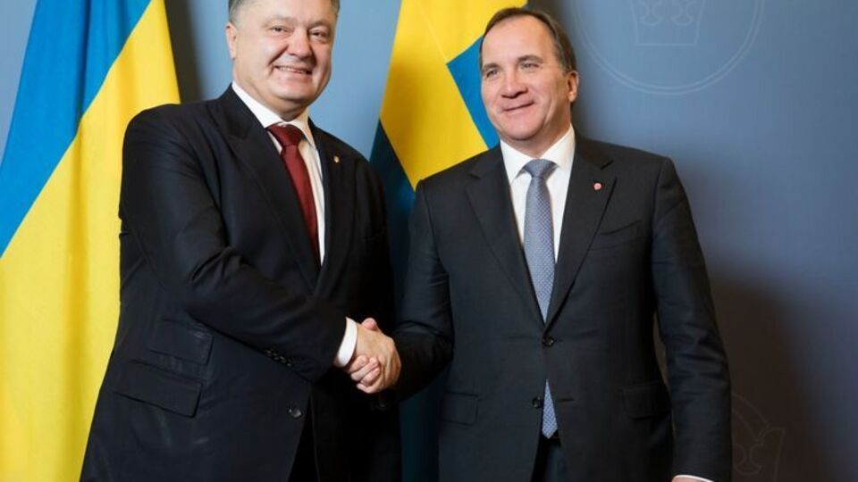 Порошенко встретился со шведским премьером
