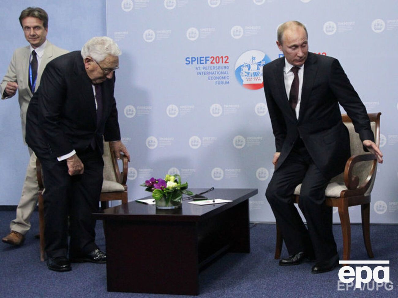 Киссинджер встречался с Путиным вскоре после избрания того на третий срок в 2012 году