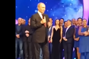 Путин выступил на юбилее КВН