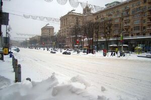 Крещатик перекрыли правоохранители