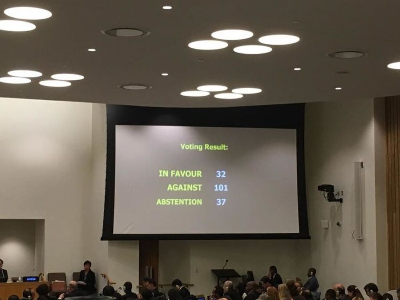 Инициативу Беларуси не поддержала 101 страна-член ООН