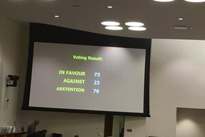 76 стран при голосовании воздержались