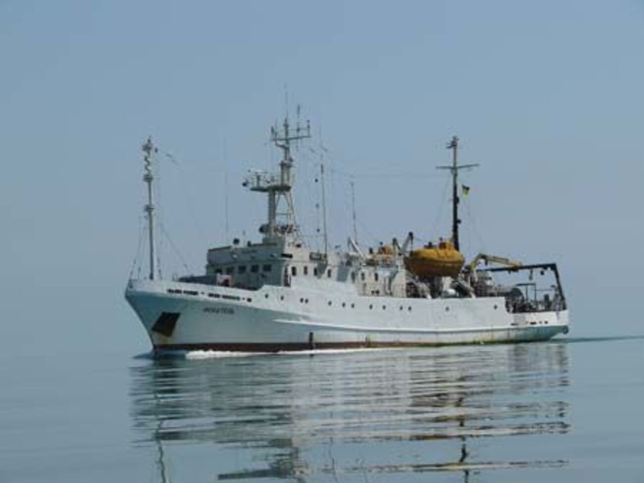Корабль будет вести разведку в северо-западном районе Черного моря
