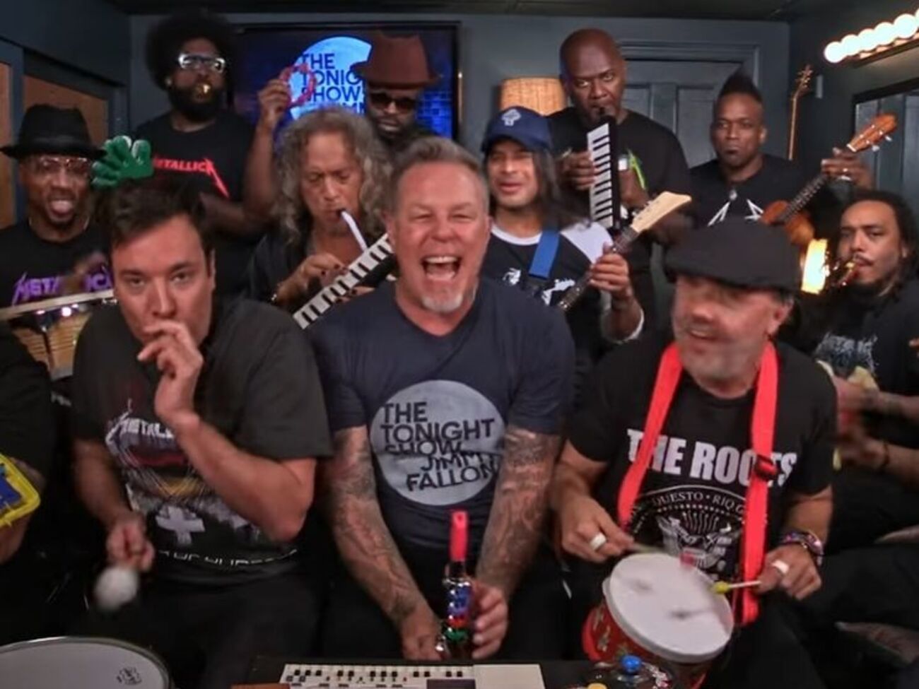 Группа Metallica стала гостем вечернего шоу Фэллона