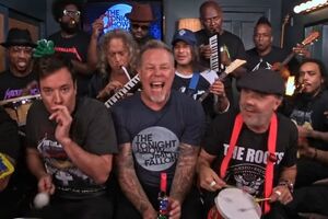 Группа Metallica стала гостем вечернего шоу Фэллона