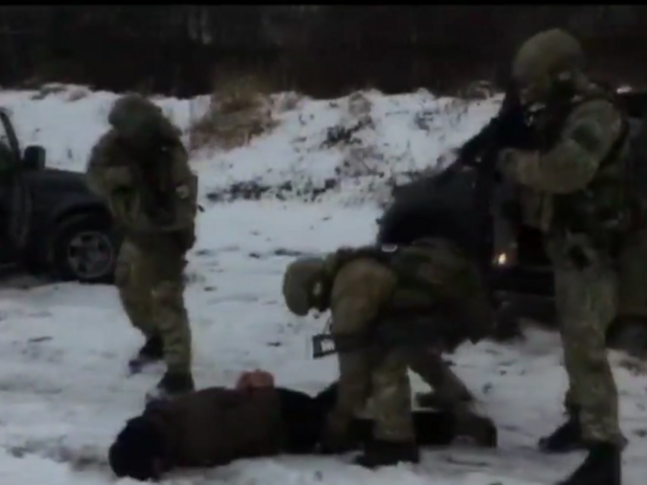 СБУ опубликовала оперативное видео захвата похитителей Богданова