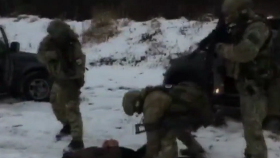 СБУ опубликовала оперативное видео захвата похитителей Богданова