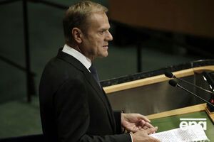 Туск (на фото) поговорил с Трампом