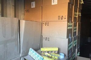 Общая стоимость изъятых сигарет – более 1 млн грн