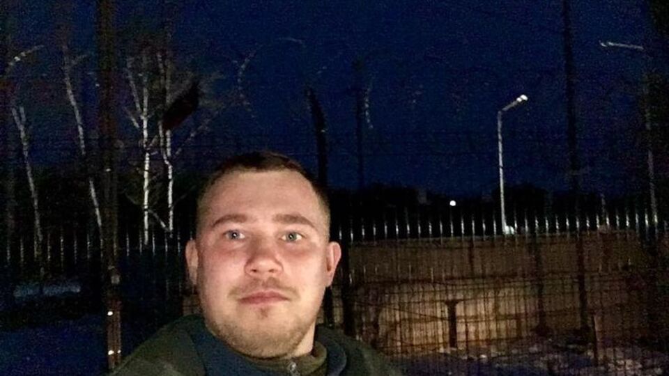 Илья Богданов у границы с РФ после освобождения