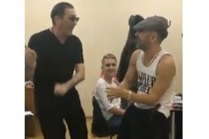 Шнуров и Лепс пошли в пляс