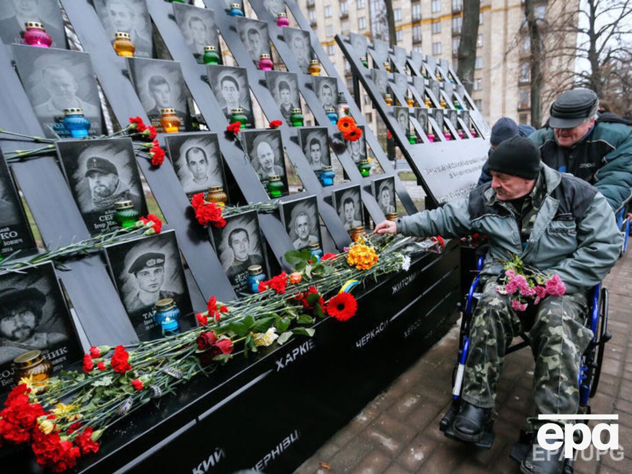 В Киеве отмечают годовщину начала Революции достоинства. Фоторепортаж