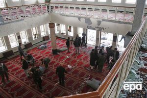 Последствия взрыва в мечети