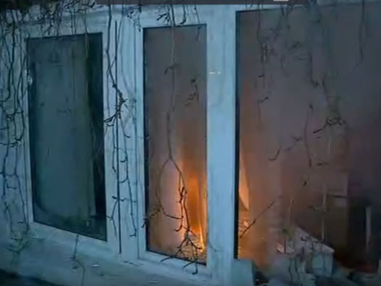 В здании на Большой Васильковской начался пожар