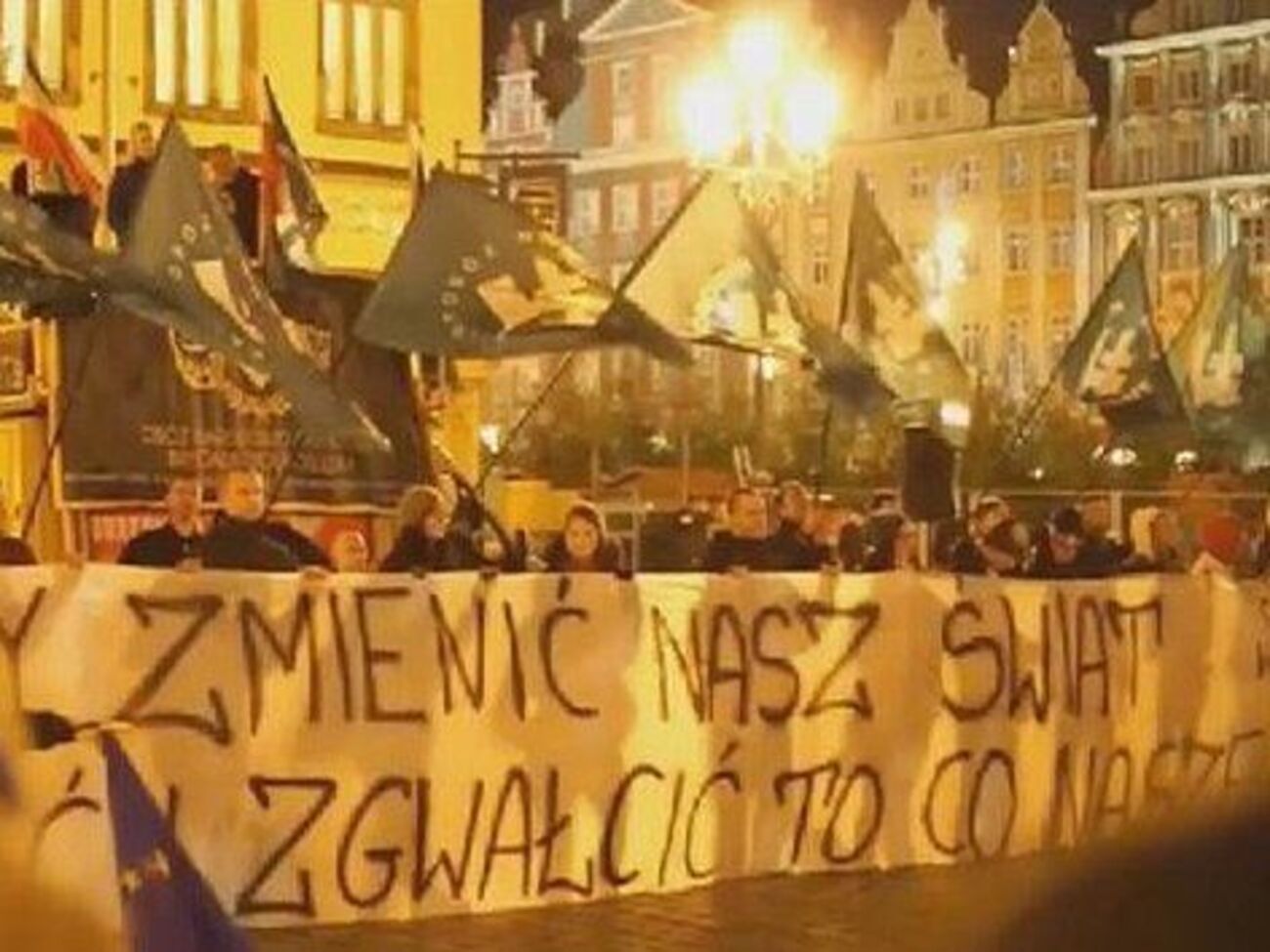 Год назад во Вроцлаве прошел митинг против приема беженцев