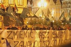 Год назад во Вроцлаве прошел митинг против приема беженцев
