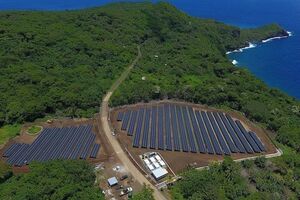 Остров Тау тратил около 414 тыс. л дизельного топлива ежегодно на производство энергии