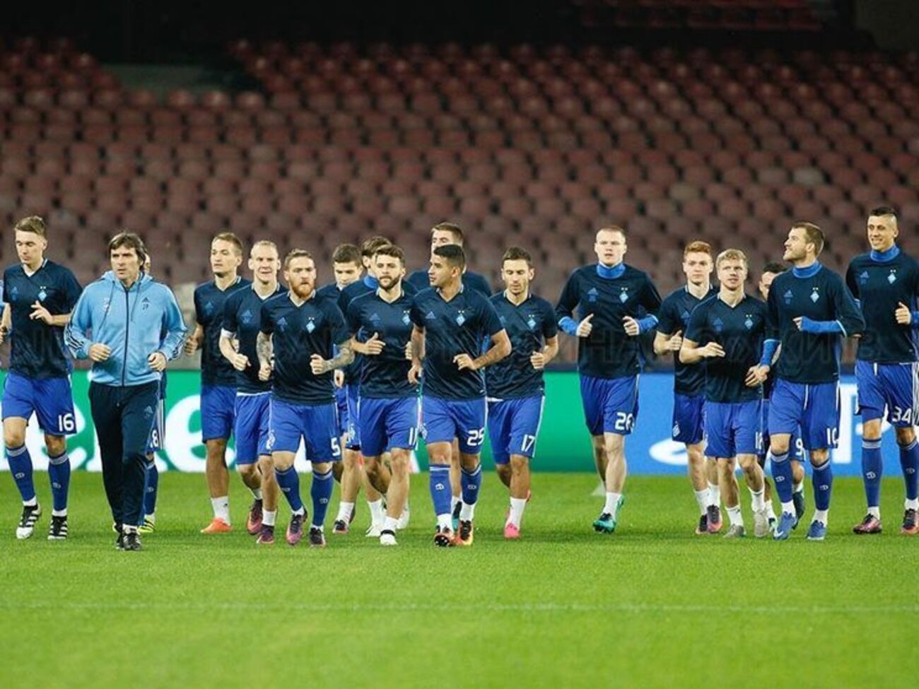 "Динамо" играет с "Наполи" в Италии