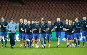 "Динамо" играет с "Наполи" в Италии