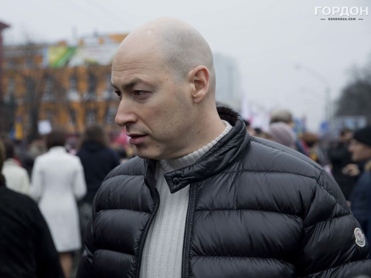 Дмитрий Гордон на Евромайдане в 2013 году