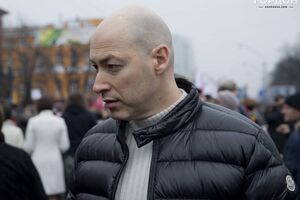 Дмитрий Гордон на Евромайдане в 2013 году