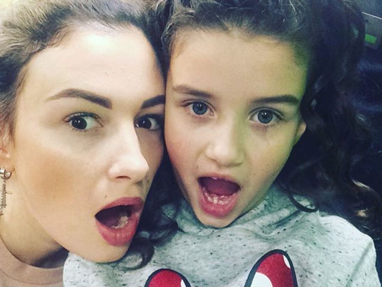 Приходько вышла на подиум вместе с дочерью