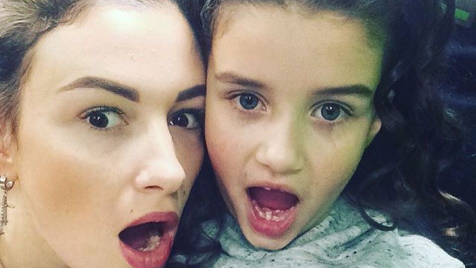 Приходько вышла на подиум вместе с дочерью