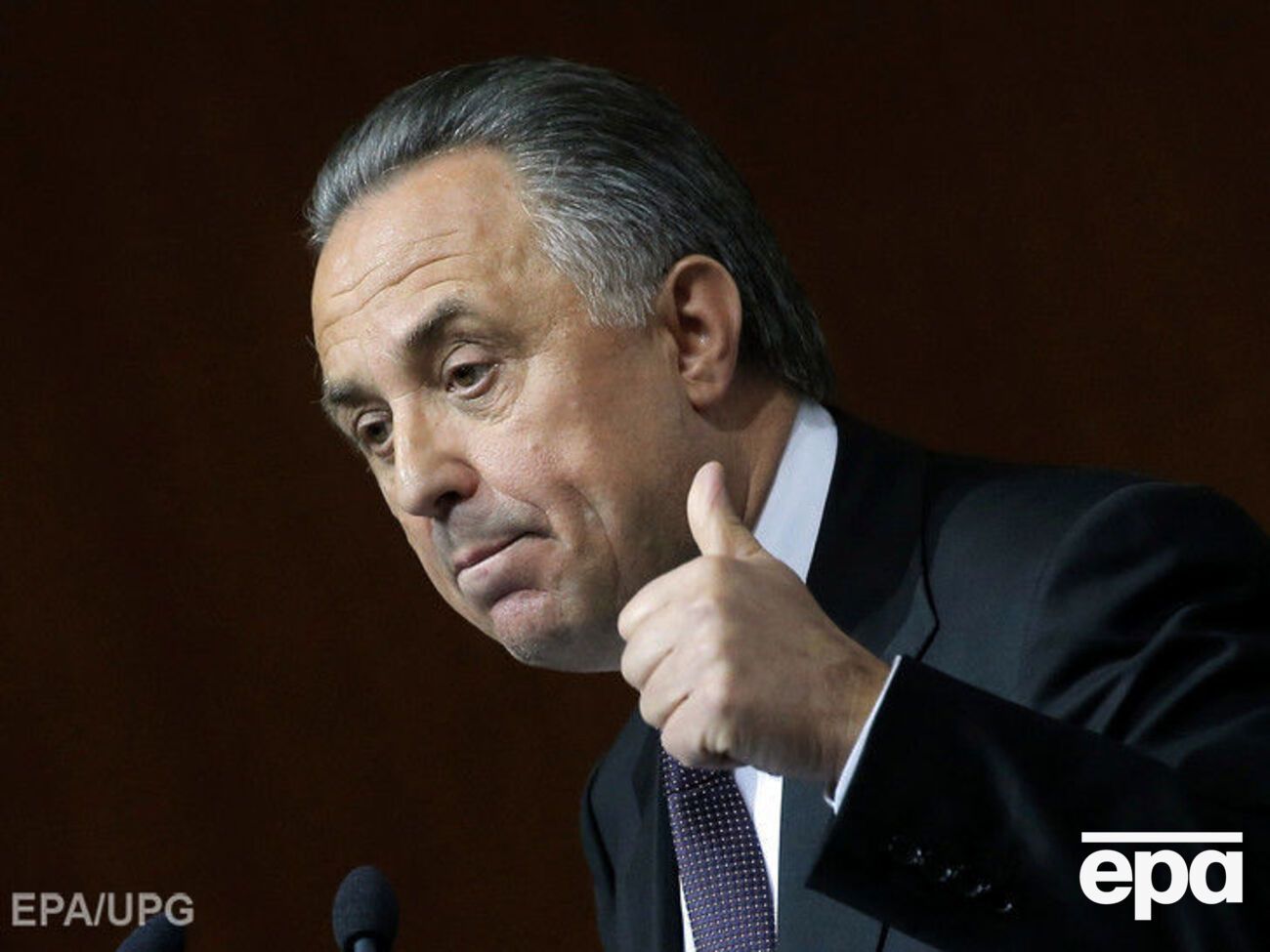 Мутко вновь перешел на английский