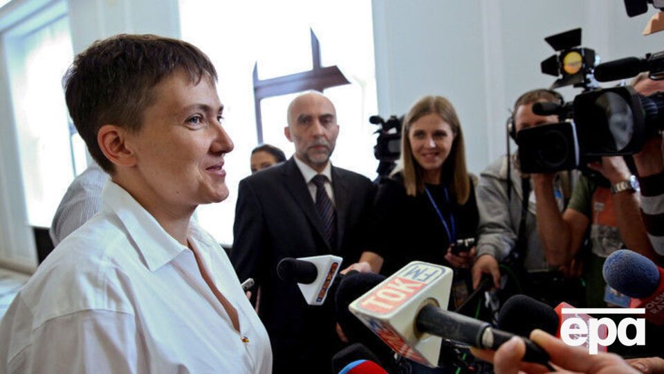 Савченко (на фото) заявила, что главу НБУ Валерию Гонтареву нужно уволить