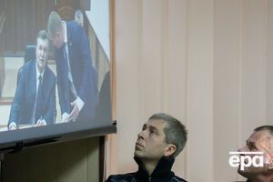В Святошинском суде Киева наблюдают за Виктором Януковичем по видеоконференции