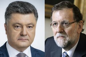 Президент Украины Петр Порошенко поздравил Мариано Рахоя с избранием на должность главы правительства Испании