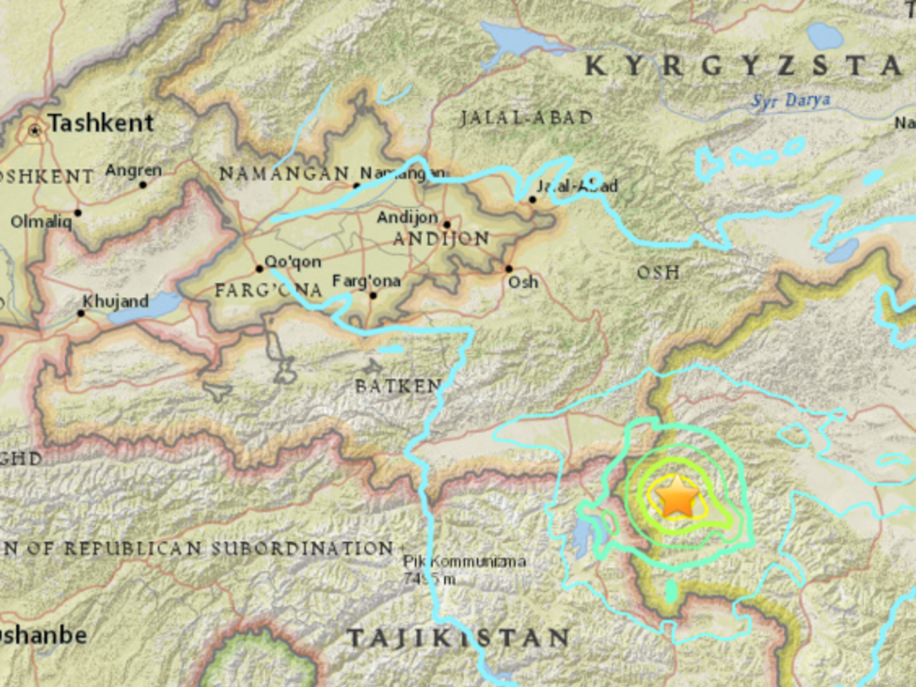 В Китае зафиксированы разрушения
