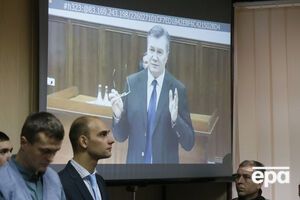 В Святошинском райсуде Киева наблюдают за допросом Януковича по видеотрансляции